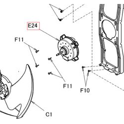 DC FAN MOTOR ASSY DAIKIN Ref: 5042549 2
