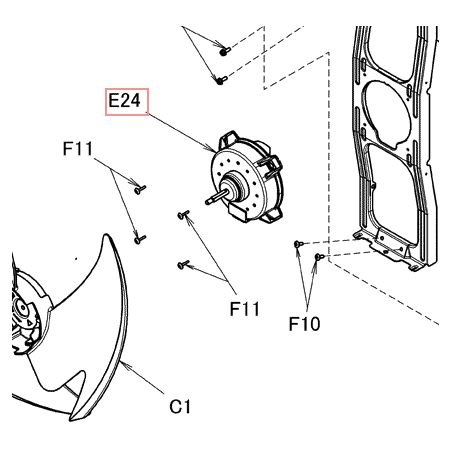 DC FAN MOTOR ASSY DAIKIN Ref: 5042549