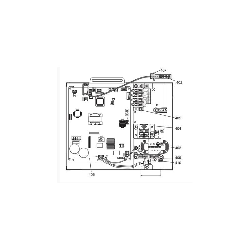 CARTE DE REGULATION TOSHIBA Réf: 43T6V443