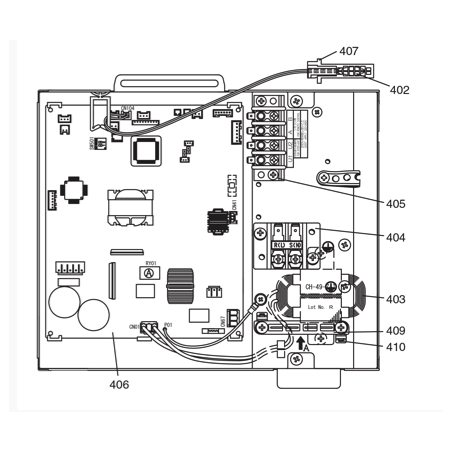 CARTE DE REGULATION TOSHIBA Réf: 43T6V443
