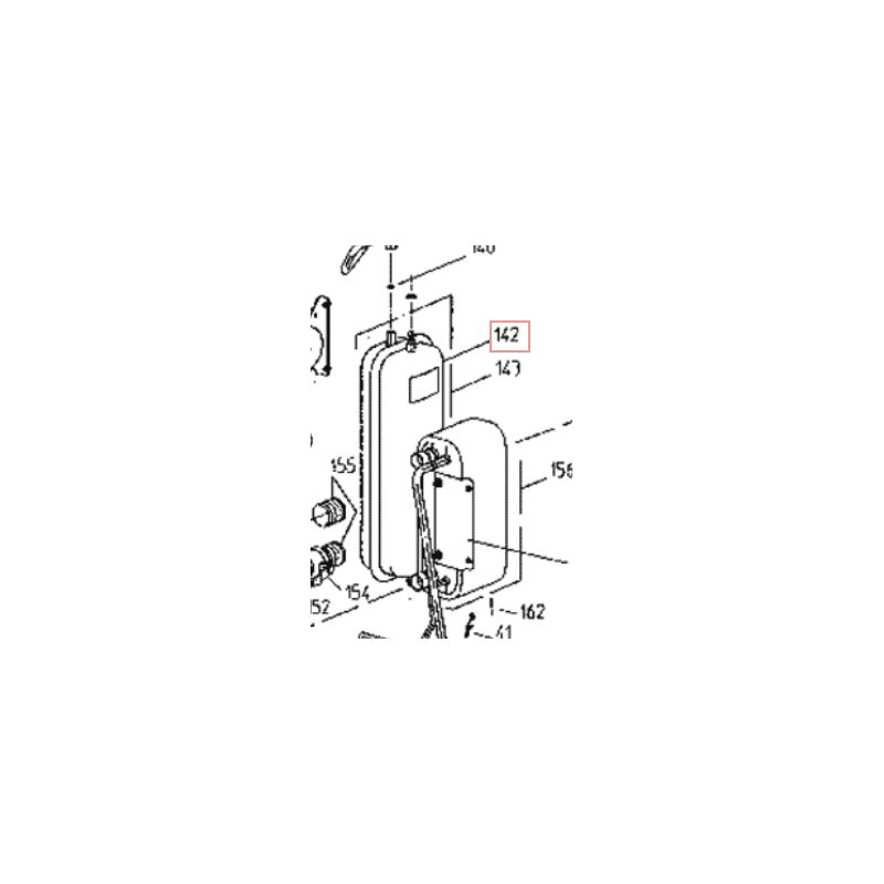 VASE D'EXPENSION 4SW06756 1 DAIKIN Ref: 5001667