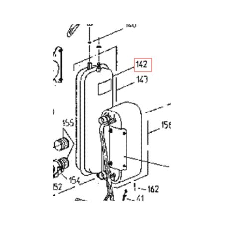 VASE D'EXPENSION 4SW06756 1 DAIKIN Ref: 5001667