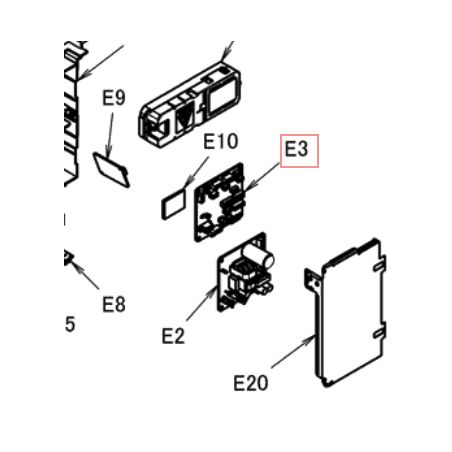 PCB ASSY (CONTROL) DAIKIN Ref: 5042797