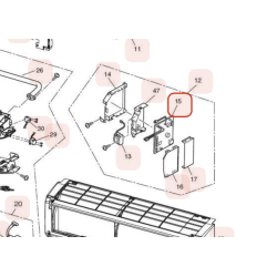 PLATINE DE CONTROLE PWB HITACHI Réf: HWRAK35RPB904