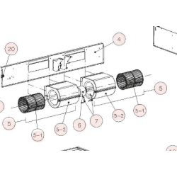 TURBINE DE VENTILATION HITACHI Réf: E04355