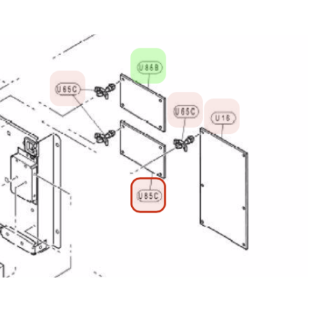 PLATINE DE VENTILATION MOTEUR BAS HITACHI Réf: P32780