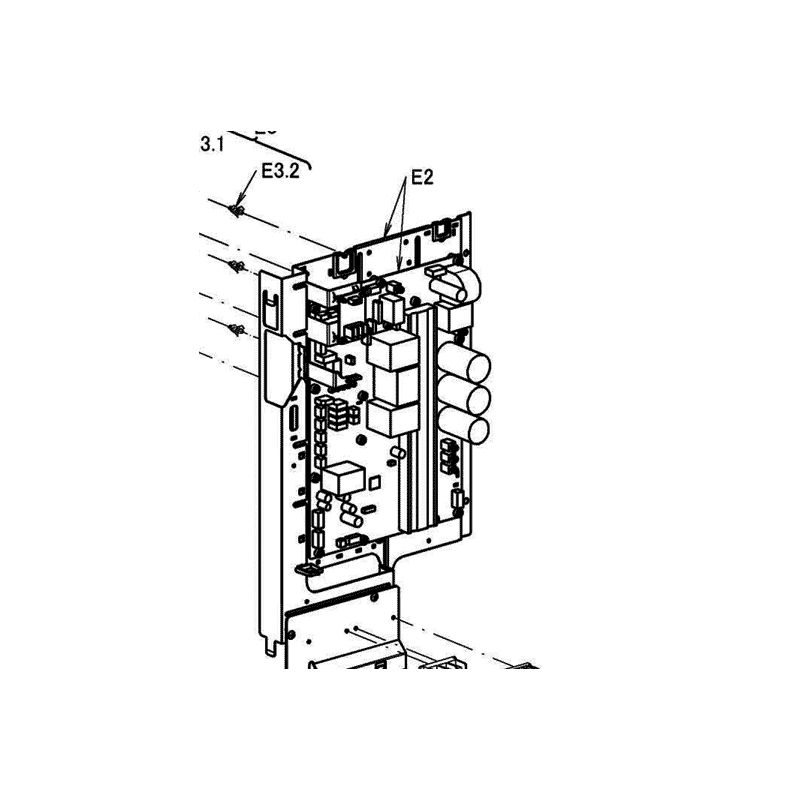 PCB ASSYEC13039 29 (D) DAIKIN Ref: 5043785