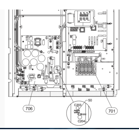 PLATINE INVERTER TOSHIBA Réf: 43T6W892