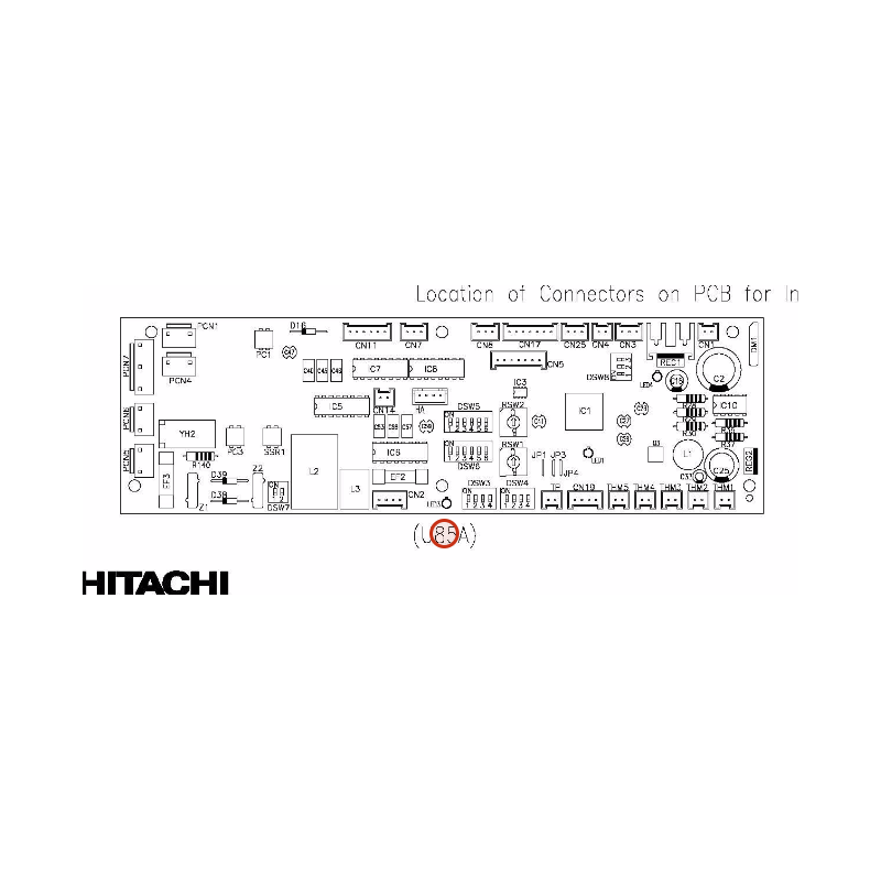 PLATINE DE COMMUNICATION HITACHI Réf:E01688