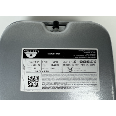 VASE EXPENSION  2P318033 1  10L DAIKIN Ref: 5009309