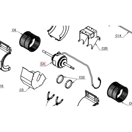 DC FAN MOTOR DAIKIN Ref: 5043817
