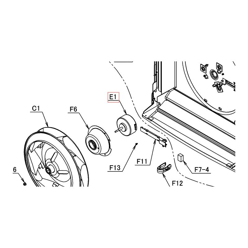 DC FAN MOTOR DAIKIN Ref: 5044204