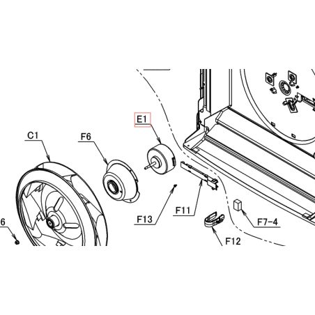DC FAN MOTOR DAIKIN Ref: 5044204