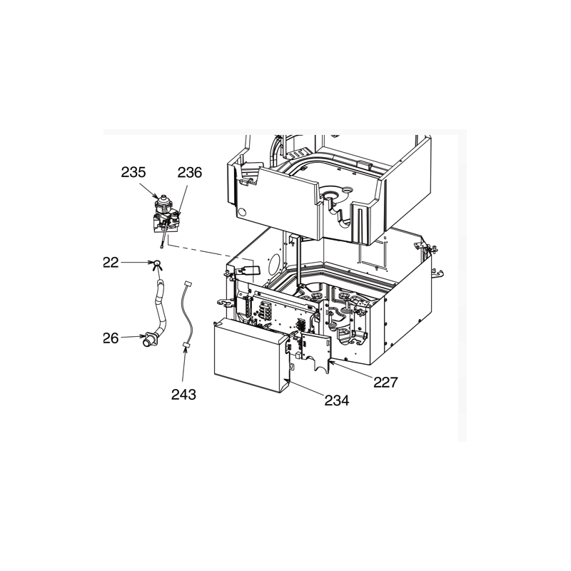 PLATINE DE REGULATION TOSHIBA Réf: 4316V656
