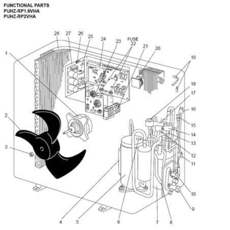 MOTEUR DE VENTILATION MITSUBISHI Réf: R01E30221