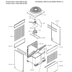 MOTEUR DE VENTILATION MITSUBISHI Réf: R63Y43221