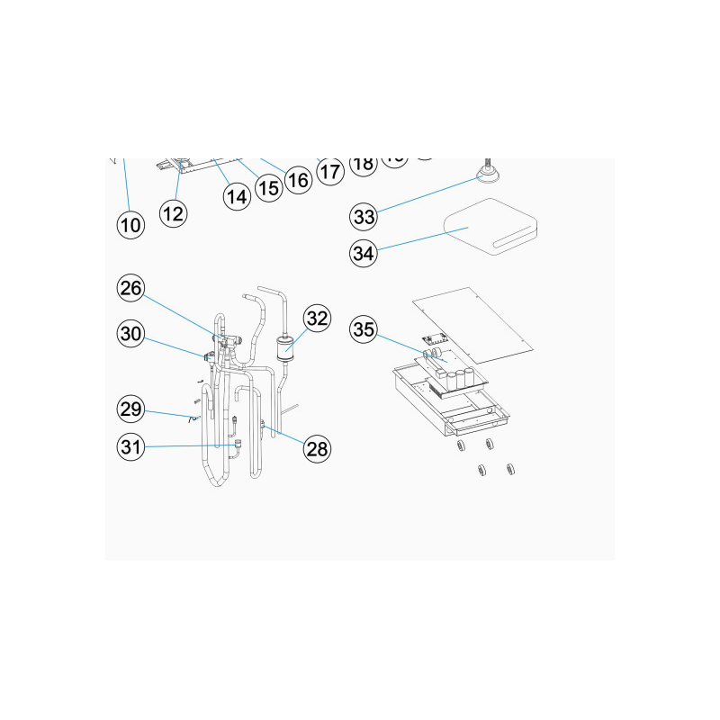 PLATINE PRINCIPALE PX50 MD9 ZODIAC Réf:ZX117100048