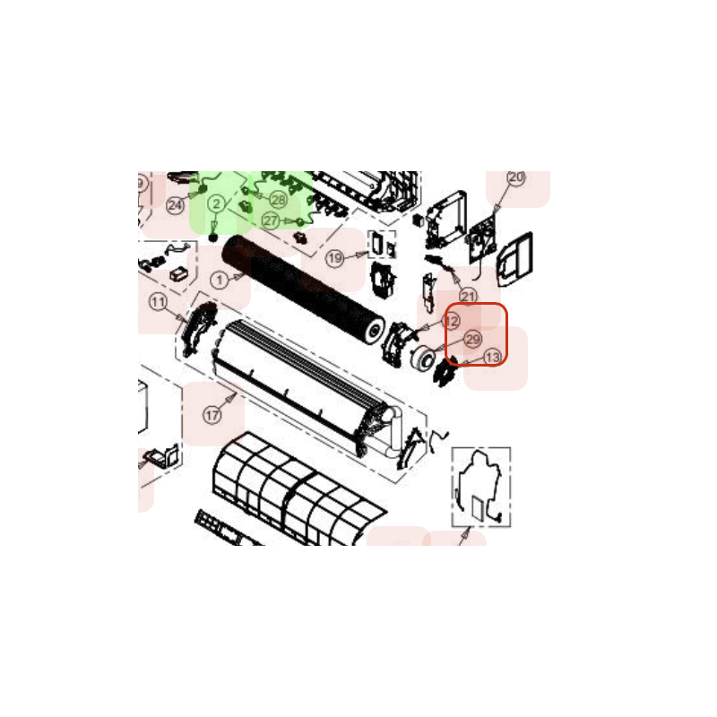 MOTEUR DE VENTILATION HITACHI Réf: PMKDH18PCASTR07