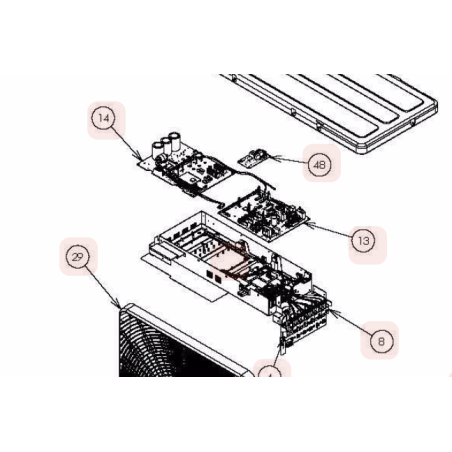 PLATINE INVERTER HITACHI Réf : PMRAM90NYP5ES02
