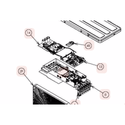 PLATINE PWB MAIN  HITACHI Réf : PMRAM90NYP5ES01