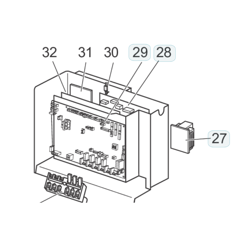 PLATINE DE PUISSANCE Mitsubishi Electric : S700B6313