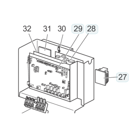 PLATINE DE PUISSANCE Mitsubishi Electric : S700B6313