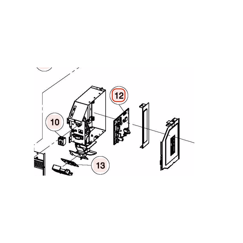 PLATINE DE CONTROLE PWB HITACHI Réf: PMRAK18QPAR91