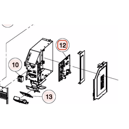 PLATINE DE CONTROLE PWB HITACHI Réf: PMRAK18QPAR91