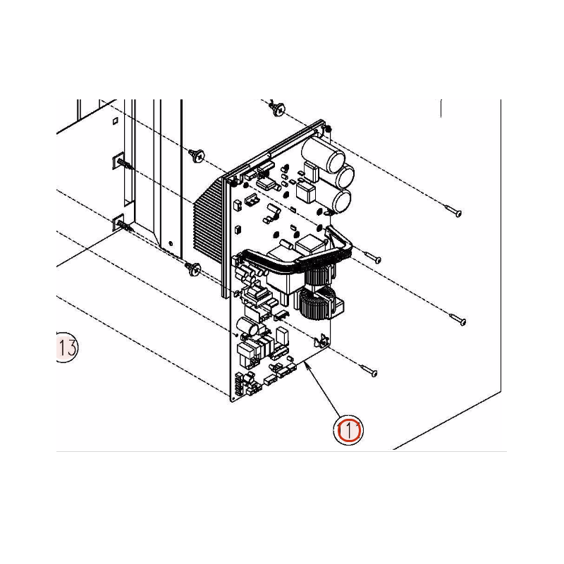 PLATINE INVERTER HITACHI Réf : E06665