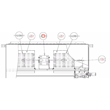 MOTEUR DE VENTILATION GAINABLE HITACHI Réf : E02965
