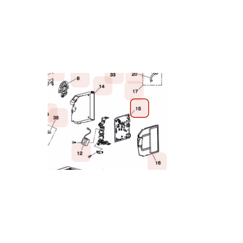 PLATINE DE REGULATION HITACHI Réf: HWRAKDJ18PHAEA01