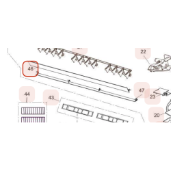 VOLET DE BALAYAGE HAUT HITACHI Réf: HWRAK25PXB922