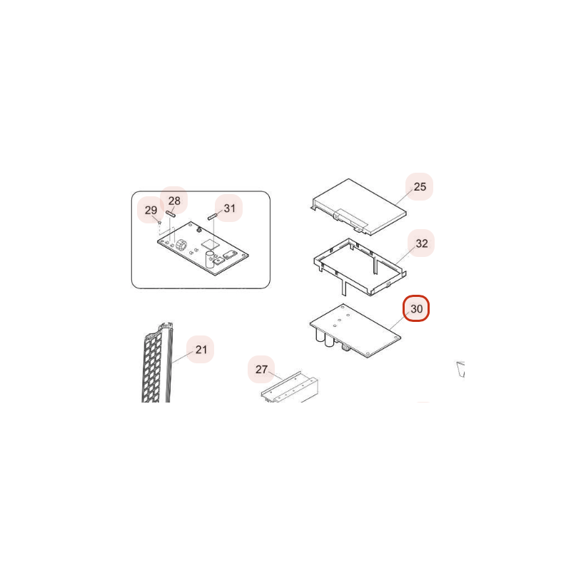 PLATINE PWB MAIN HITACHI Réf :HWRAC18WPCA05