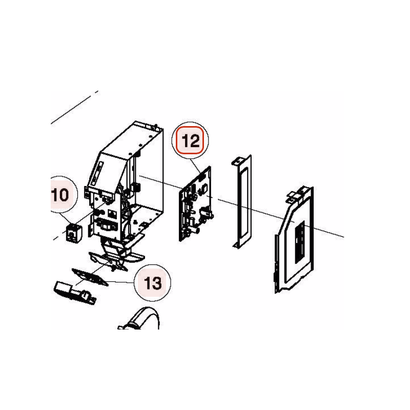 PLATINE PWB HITACHI Réf: PMRAK25QPAR91