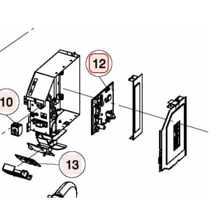 PLATINE PWB HITACHI Réf: PMRAK25QPAR91