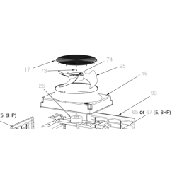 MOTEUR DE VENTILATION TOSHIBA Réf :  4312C004