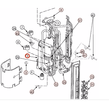 COMPRESSEUR JU1013D2 HITACHI Réf : PMRAM65QH4S01