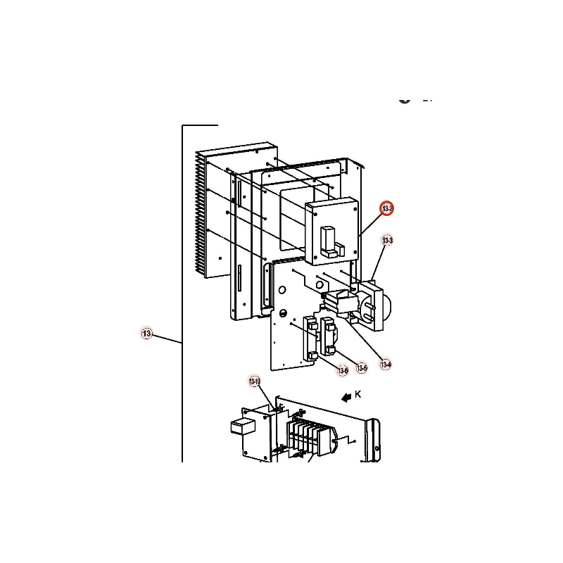 PLATINE INVERTER INV MODULE HITACHI réf:E05108