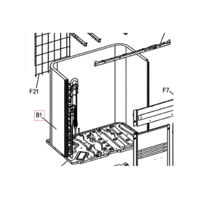 ENSEMBLE CONDENSEUR  DAIKIN Ref: 300584P