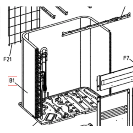 ENSEMBLE CONDENSEUR  DAIKIN Ref: 300584P
