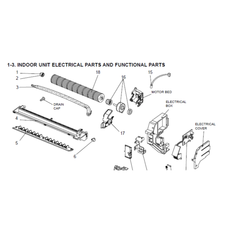 MOTEUR DE BALAYAGE MITSUBISHI Réf: E2294B303