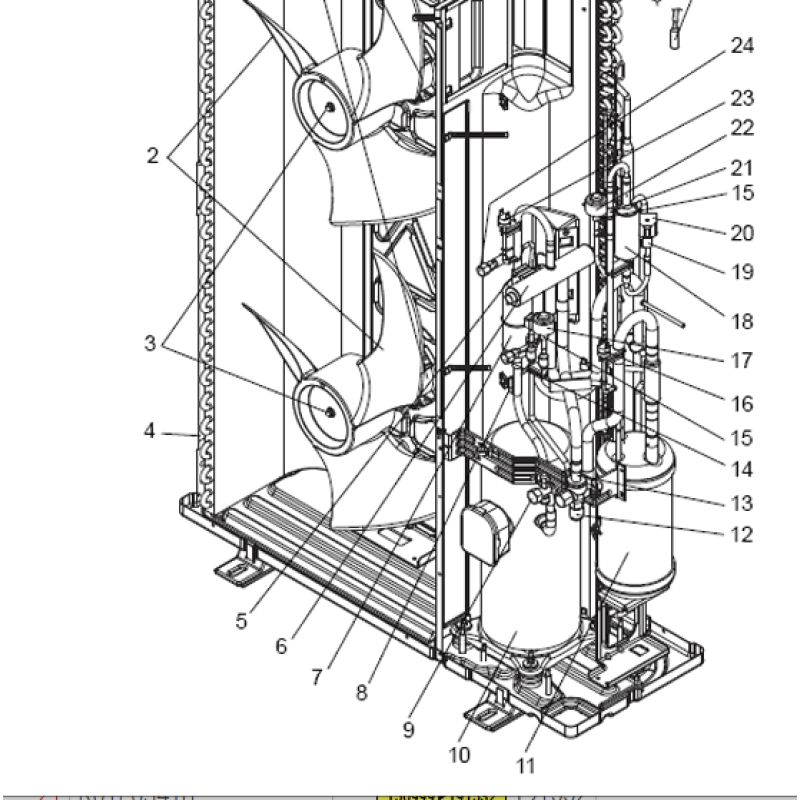 COMPRESSEUR  R410a MITSUBISHI Réf : T97415778