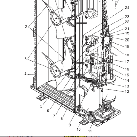 COMPRESSEUR  R410a MITSUBISHI Réf : T97415778