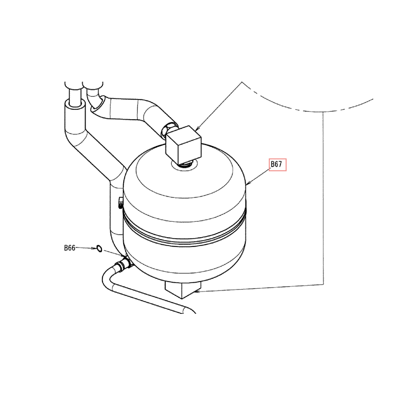 BALLON TAMPON 12L  2P451677 1 DAIKIN Ref: 5017660