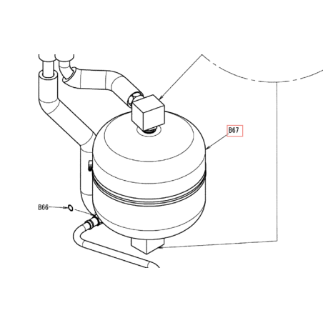 BALLON TAMPON 12L  2P451677 1 DAIKIN Ref: 5017660