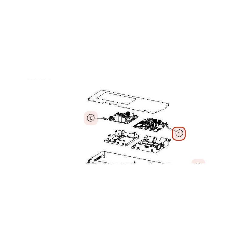PLATINE DE REGULATION PWB HITACHI Réf: PMRAM90NYP5BS01