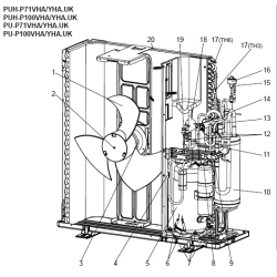 MOTEUR DE VENTILATION MITSUBISHI Réf: S70E50763 2