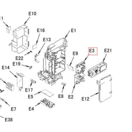 PLATINE DE CONTROLE DAIKIN Réf: 5047447