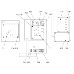 PLATINE DE CONTROLE  TOSHIBA Réf:3026V055