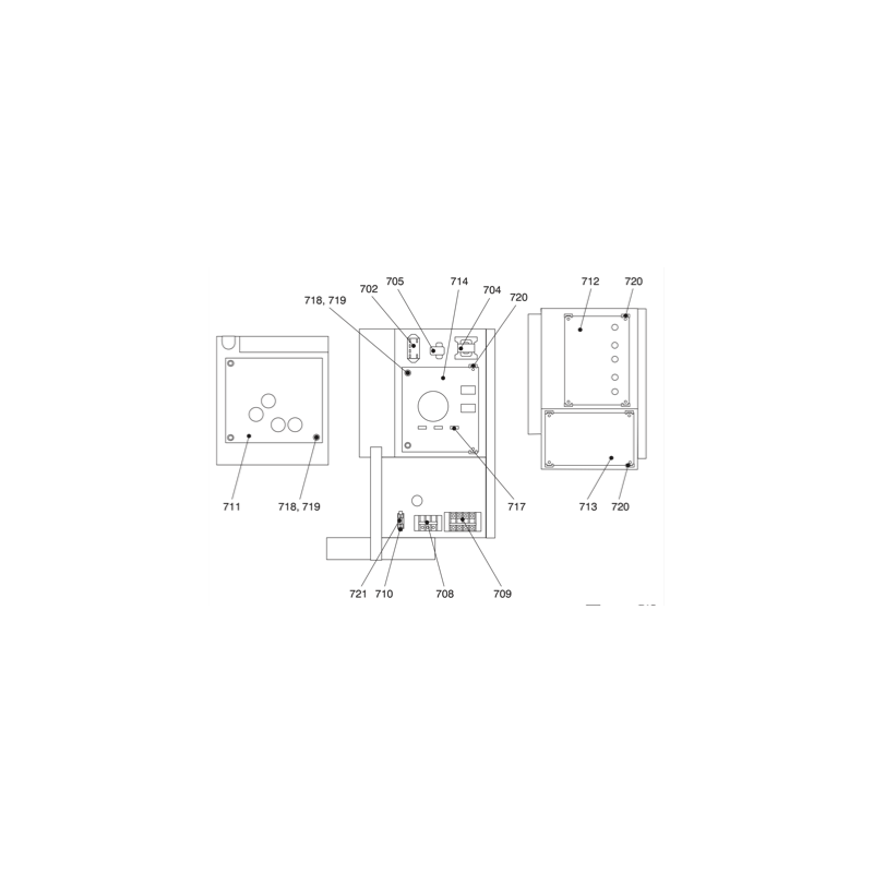 PLATINE DE CONTROLE  TOSHIBA Réf:3026V055